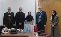 جلسه دفاع از پایان نامه دانشجوی کارشناسی ارشد کتابداری و اطلاع رسانی پزشکی