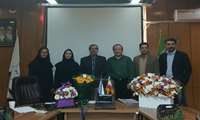 جلسه دفاع پایان نامه دانشجوی کارشناسی ارشد تکنولوژی اتاق عمل برگزار شد.